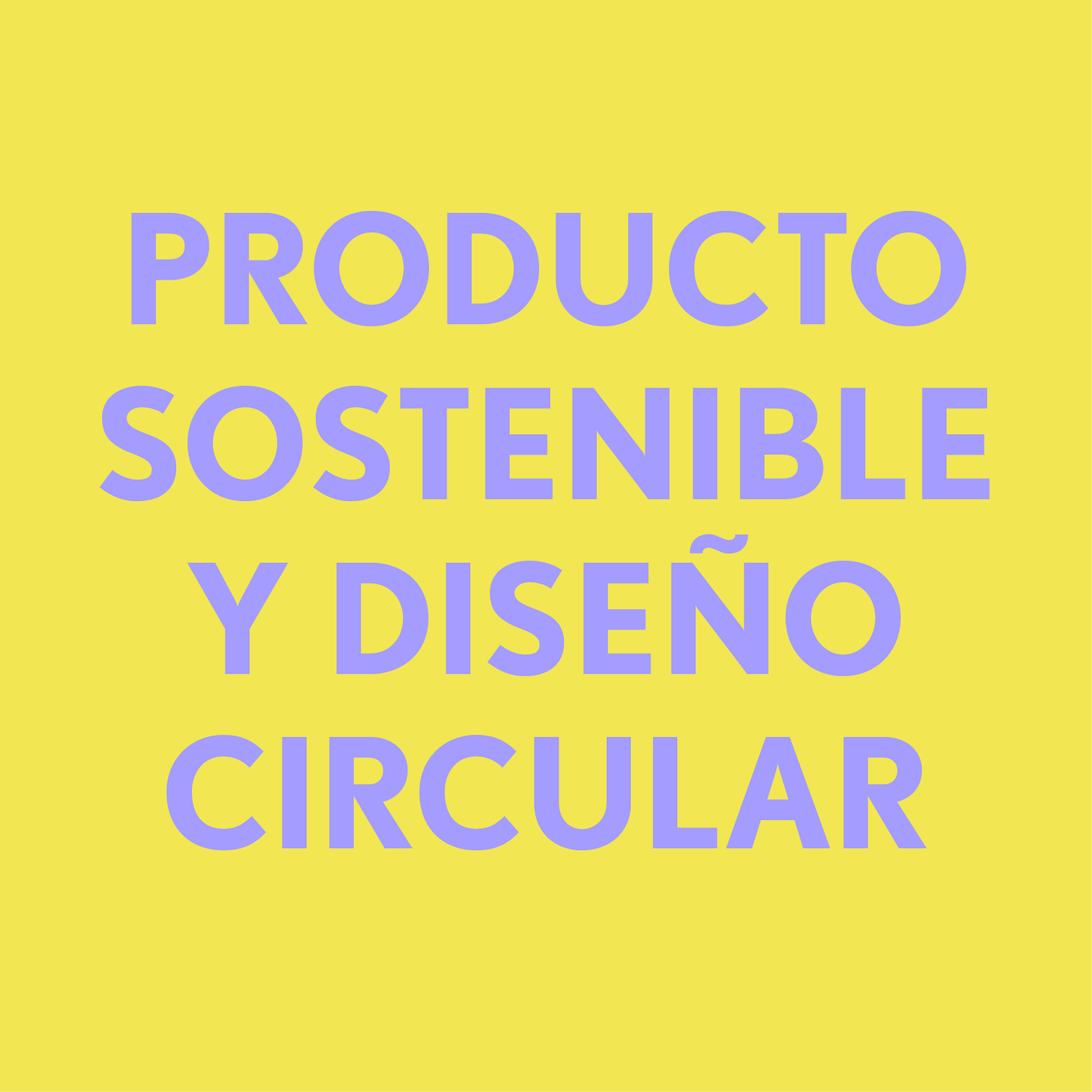 Formación en Producto Sostenible y Diseño Circular